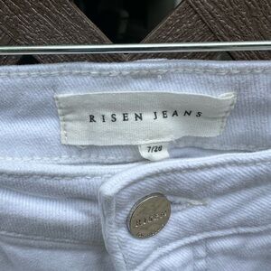 Risen high rise Jeans White Denim